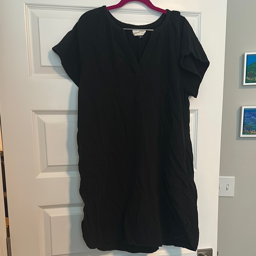 Universal Thread Black Cotton Dress